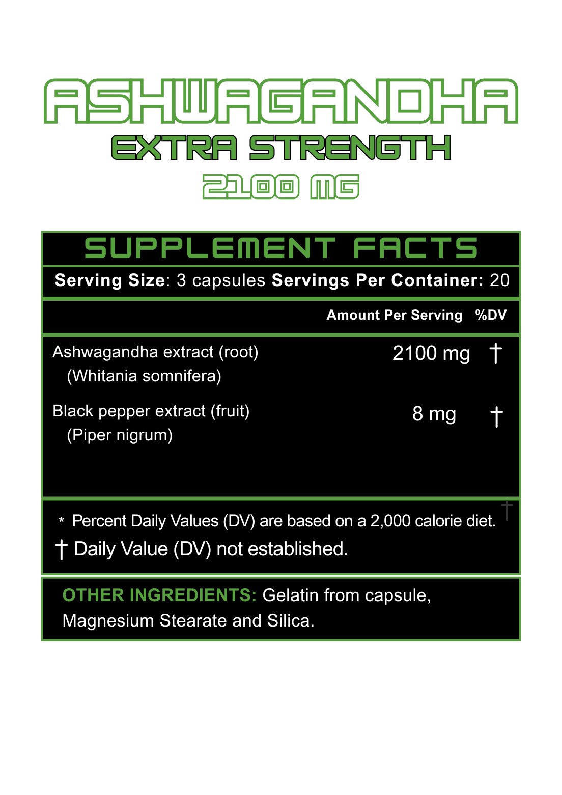 Ashwagandha Extra Strength – Estrés, Enfoque y Bienestar Diario