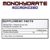 Creatine Monohydrate Micronized – Fuerza, Rendimiento y Recuperación