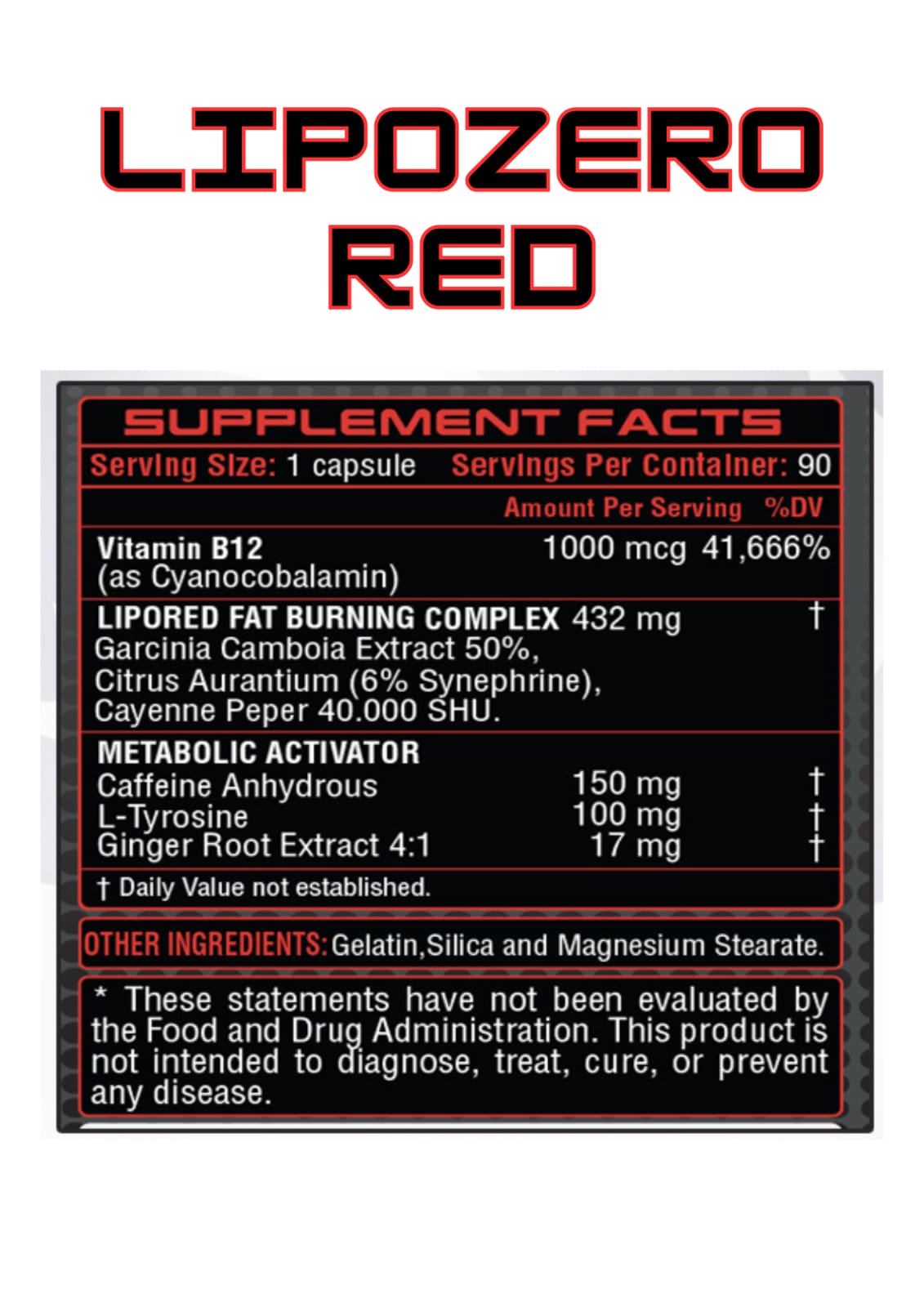 LipoZero Red – Energía, Metabolismo y Rendimiento Diario