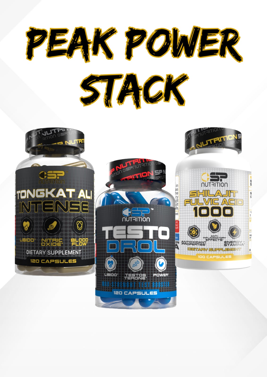 Peak Power Stack – Energía, Fuerza y Rendimiento Masculino