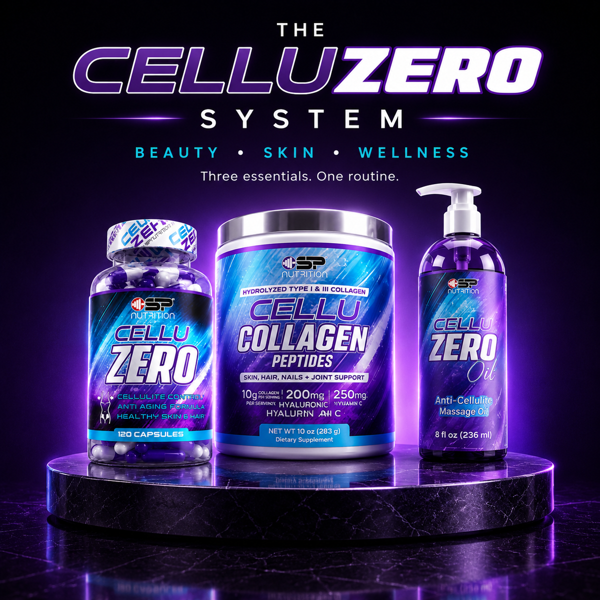 CelluZero Oil – Aceite Corporal para Piel y Masaje